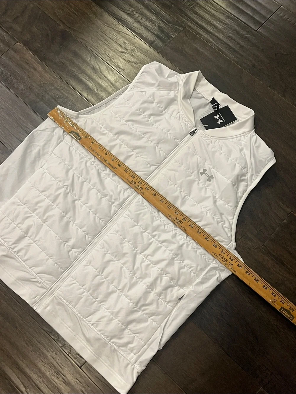 Under Armour Launch Insulated Lightweight Vest New white Mens Size 3XL - Picture 4 of 6